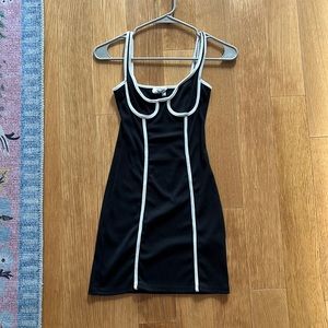 Princess Polly black and white dress